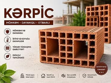 Watsap ile elaqe saxlaya bilersiz Kərpic – möhkəm, dayanıqlı və — 1