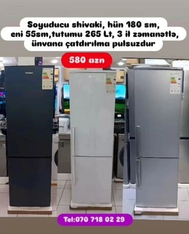 shivaki soyuducu: Soyuducular anbardan satiş.WhatsaApp-a yazin.Modellərin qimətlərini — 3