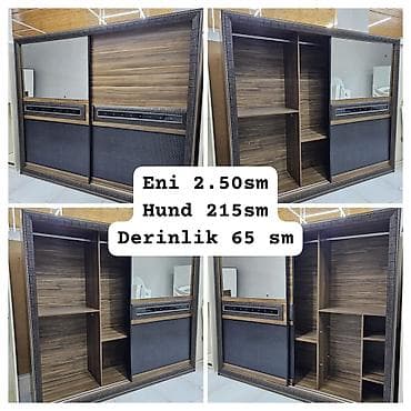 İşlənmiş, 2 qapılı, Siyirməli, Digər rəng, Digər material, Kupe, Düz dolab — 2