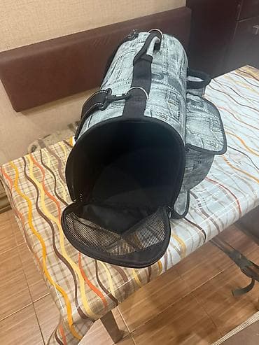 çin iti: Ev heyvanı üçün daşıma çantası - Forması: silindrik, ön hissəsi — 2