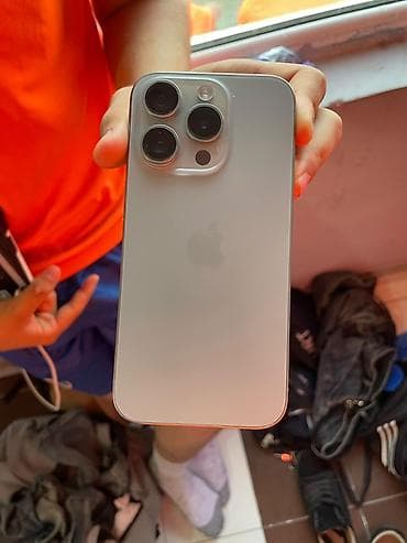iphone 11 islemis: IPhone 15 Pro, 128 GB, Matte Silver, Face ID — 1