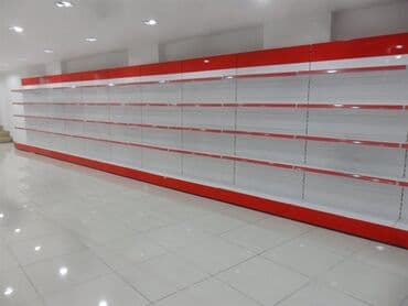 hazır vitrin: Müxtəlif ölçülü və rəngli ticarət rəfləri. Mağaza və ya topdansatış — 6