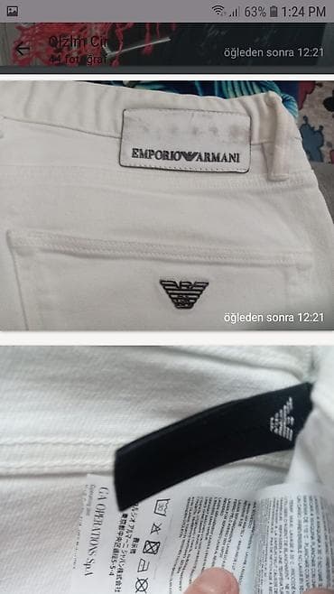 Cinslər: Cinslər, Emporio Armani, rəng - Ağ — 4