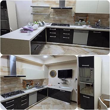 Mətbəx mebeli: Metbex mebeli 700 azn.Ölçü soldan-sağa 2 m - 3m- 1,8 — 1