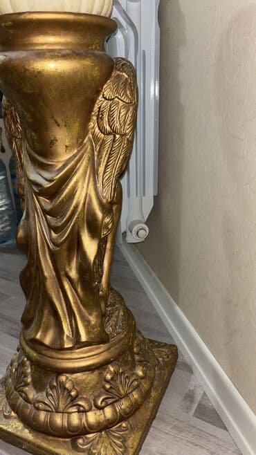 dekorativ kollar: Fiqur, Keramika, rəng - Qızılı — 12