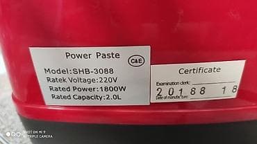 Blender kokteyl blendr kakteyl Sinbo Guc 1800 watt 2.0L tutumu Demir — 6