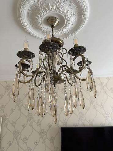 Ev üçün dekor: Çılçıraq, 8 lampa, Metal — 3
