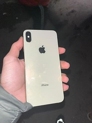iphone xs ekranı: IPhone Xs Max, Qızılı, Face ID — 1