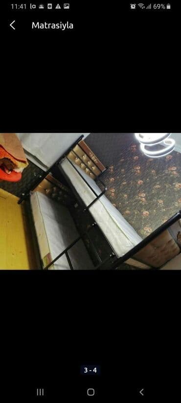 темир краватлар: Новый, Односпальная кровать, Без подьемного механизма, С матрасом, Без выдвижных ящиков, Германия — 18