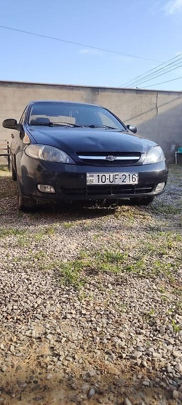 ural az: Chevrolet Lacetti sedan, qara rəng. - Kuzov: 4 qapılı sedan, ön və — 1
