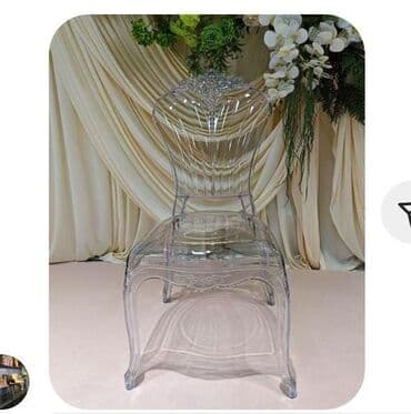 Şəffaf dekor stolu