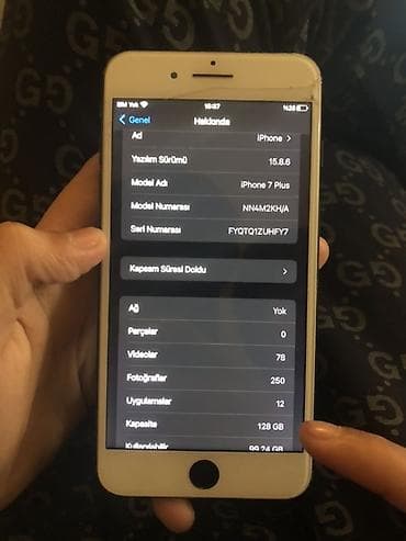 iphone 6 pulus: IPhone 7 Plus, 128 GB, Ağ — 3