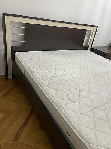 Yataq desti ikineferlik taxt 160 /220 olcude iki dolab iki tumba — 4