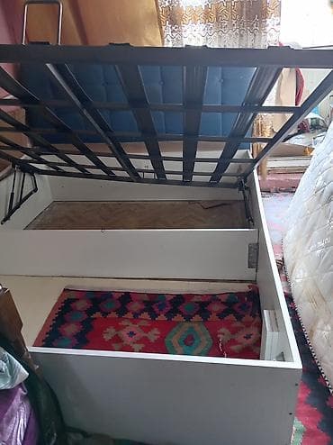 par: İşlənmiş, İkinəfərlik çarpayı, Bazalı, Matras ilə, Siyirməsiz — 3