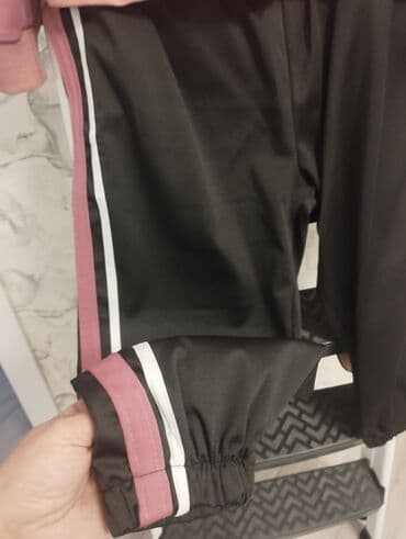 утепленные спортивные костюмы: İdman kostyumu – 2 hissə - Yuxarı hissə: toz-çəhrayı rəngdə, tam ön — 5