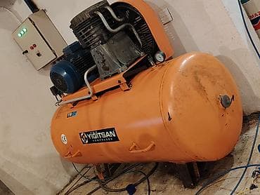 Qayçılar, bıçaqlar: Yiğitsan Kompressor – model YN 501 - Tip: Porşenli, yağlı hava — 5