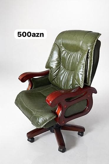 2 ci əl mebeller: Yeni, Təkərli, Qolları tənzimlənmir, Süni dəri — 4