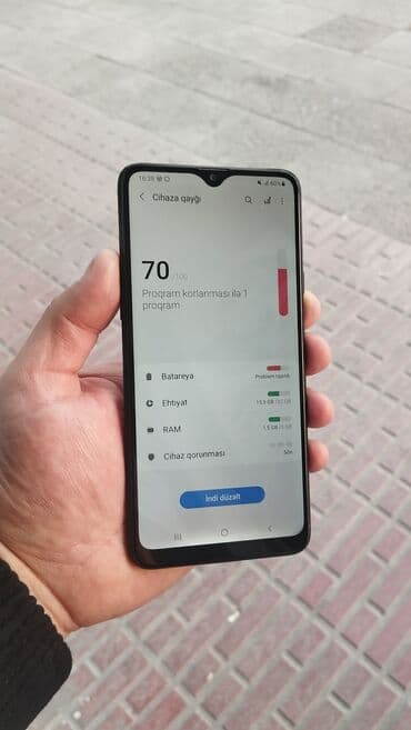 samsung telefon qiymətləri: Samsung Galaxy A20, 32 GB, rəng - Qara, Barmaq izi — 7