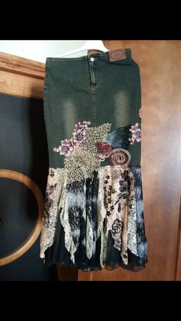 женские вышитые футболки: Islemeli etek — 2