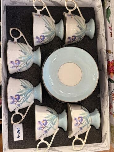 набор художника: Чайный набор, цвет - Белый, Фарфор, 6 персон — 2