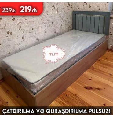 Yeni, Təknəfərlik çarpayı, Bazalı, Matras ilə, Siyirməsiz, Azərbaycan lalafo.az -da Yeni, Təknəfərlik çarpayı, Bazalı, Matras ilə, Siyirməsiz, Azərbaycan