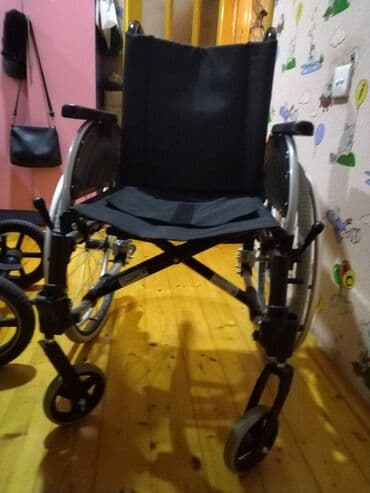 İnqalyatorlar, nebulizerlər: Təkərli əlil arabası - Yüngül və möhkəm metal karkas - Rahat toxuma — 1