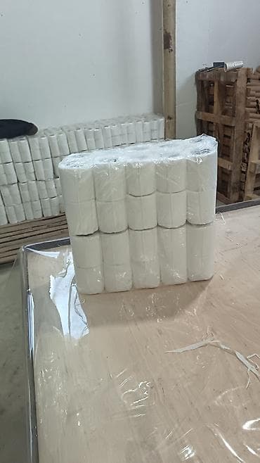 ikinci el eşya azerbaycan: Məhsul: Tualet kağızı rulonları (istehsal) • Material: Ağ, yumşaq — 2