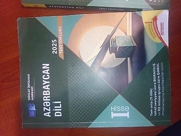 test kitabi: Məhsul: “Azərbaycan dili – 2025 Test Toplusu”, Dövlət İmtahan Mərkəzi — 2