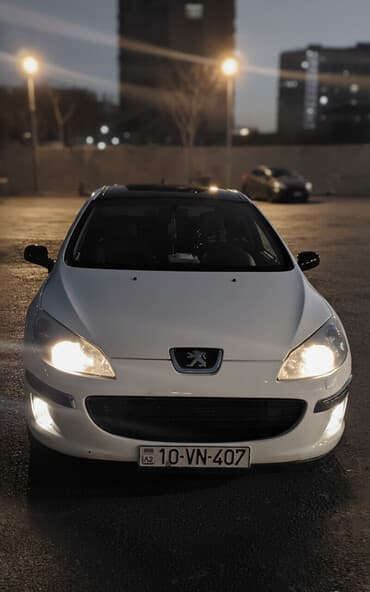 turbo az nissan note: Peugeot 407 sedan Xarici görünüş: - Ağ rəngli kuzov dam qara, 4 qapı — 2