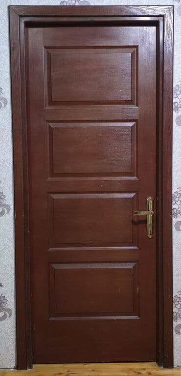 holcim satış: İşlənmiş Otaq qapısı 90x210 sm Çərçivə ilə, Zəmanətsiz, Ünvandan götürmə, Ödənişli çatdırılma — 1