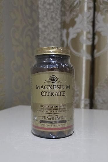 🇺🇸 ABŞ istehsalı – Solgar Magnesium Citrate 💊 Solgar dünyanın