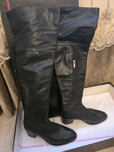 детские зимние сапоги: Сапоги, Размер: 37, цвет - Черный, Новый — 2