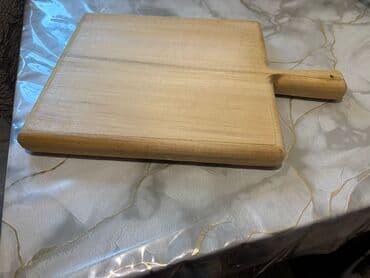 Аксессуары для кухни: Taxta kəsim lövhəsi - Material: tam ağac (təhlükəsiz, qoxusuz, bıçaq — 2