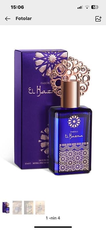 Faberlic ətirlər toplusu 1) El Hazna Eau de Parfum – 50 ml - Şərq