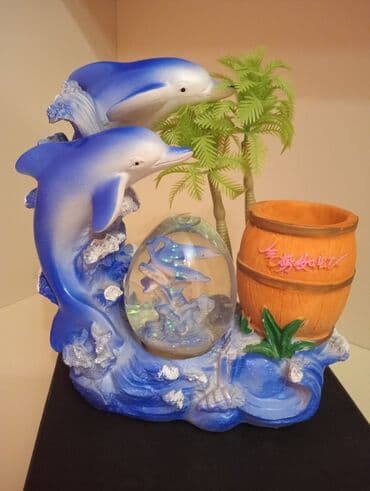 qar şəkilləri: Fiqur, Gips, rəng - Göy — 1