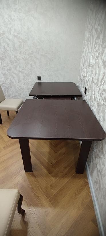 Qonaq masası, Açılan, Taxta, Dördbucaq masa