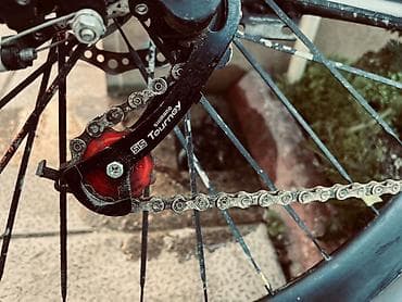 Детские велосипеды: Anmier dağ velosipedi - Güclü alüminium çərçivə, gümüş/qara rəng — 6