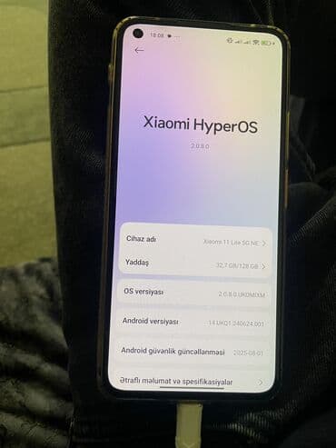 xiaomi redmi note 8 pro: Xiaomi 11 Lite, 128 GB, rəng - Çəhrayı, 
 Sensor, Barmaq izi, Simsiz şarj — 3