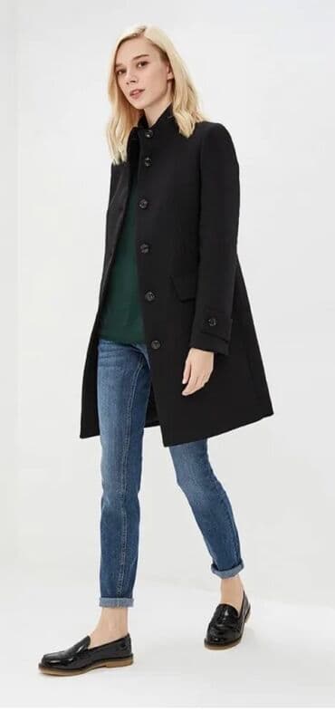 i̇talya istehsalı olan qadın şubaları: United colors of benetton palto. (Cox qalin deyil) Yenidir, etiket — 3