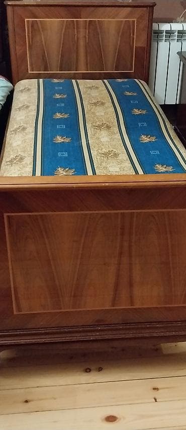 berber mebeleri: Təknəfərlik çarpayı, Matras ilə, Siyirməsiz — 1