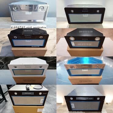 gizli aspiratör ölçüleri: Aspirator rəng - Qara, Yeni — 2