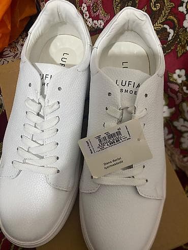 Lufian Shoes kişi krossovkası - Rəng: tam ağ - Material: dana dərisi lalafo.az -da Lufian Shoes kişi krossovkası - Rəng: tam ağ - Material: dana dərisi