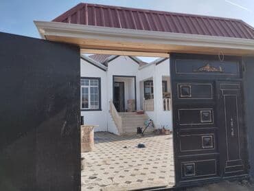 5 otaqlı həyət evləri: Hovlu fərdi ev 3 sot 3 otağ kukna hamam asfaltda 150 m arali tecili — 3