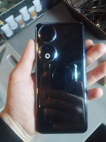 səs yazma: Honor 90, 256 GB, rəng - Qara, Barmaq izi — 2