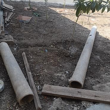 Beton kanalizasiya/axıntı boruları azbis durba 3metr 1metr də üstündə