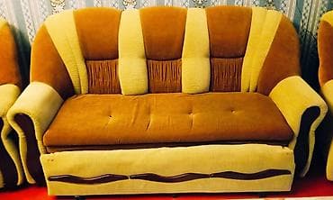 bazalı: Divan, 2 kreslo, Bazalı, Açılan — 1