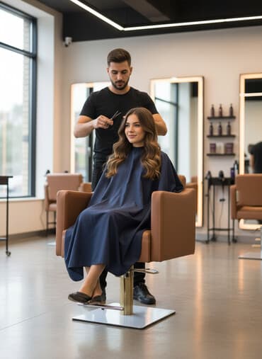 sac kəsimi ucun masa: Yeni, Saş kəsimi kreslosu — 2