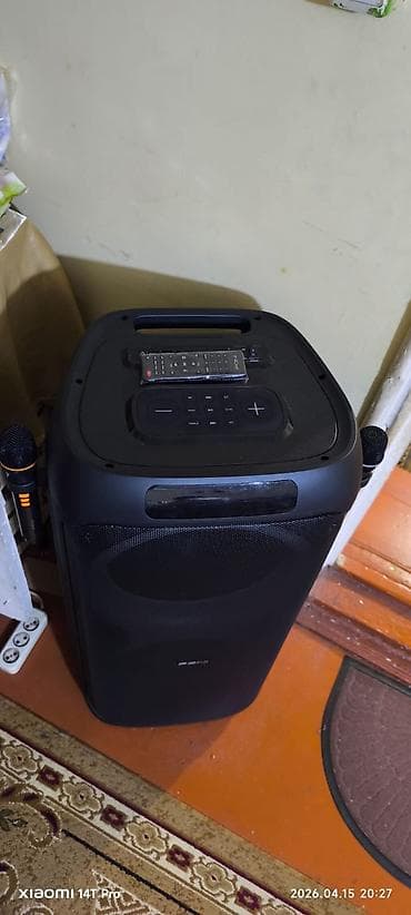 musiqi: Parti/karaoke səs sistemi – FONI markalı böyük portativ kolon 3 defe — 1