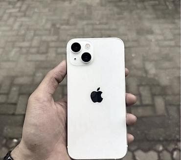 işlenmiş iphone: IPhone 13, 128 GB, Ağ, Zəmanət, Simsiz şarj, Face ID — 1