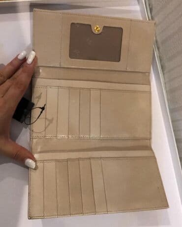 balaca qadın pul kisəsi: Kenneth cole New York original firmasinin pul kisesi,esl deridir — 9